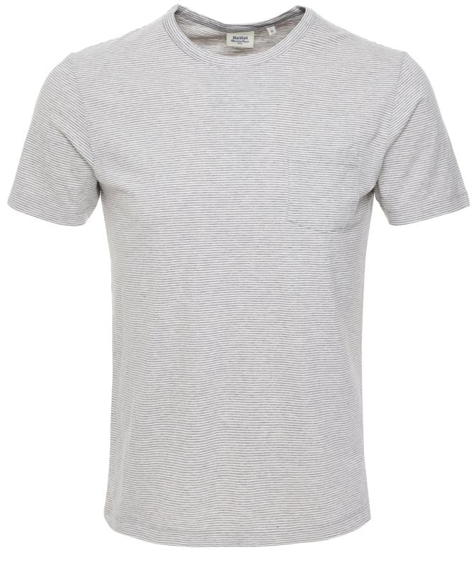 Hartford Striped Pocket T Shirt