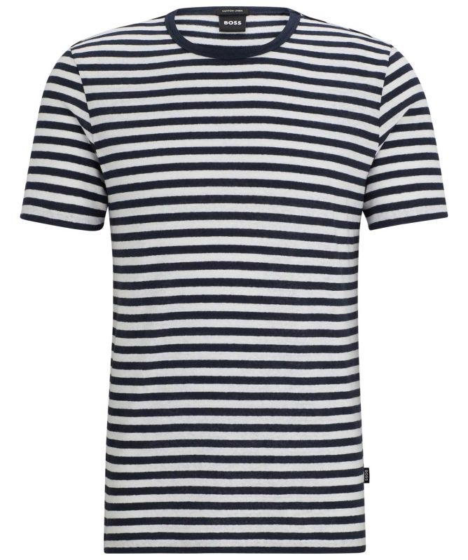 BOSS Striped Tiburt 457 T-Shirt