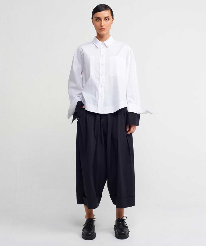 NU London Contrast Sleeve Shirt