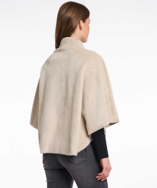Rino and Pelle Dewi Faux Fur Cape