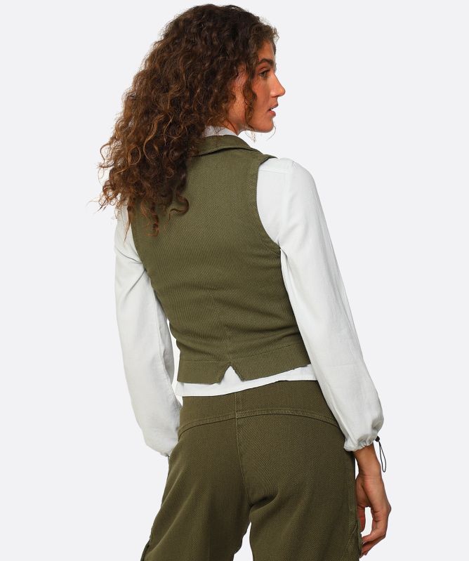 Lurdes Bergada Cotton Twill Waistcoat