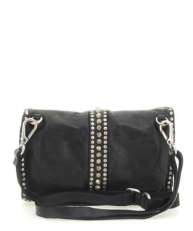 Campomaggi Leather Crossbody Bag With Rivets