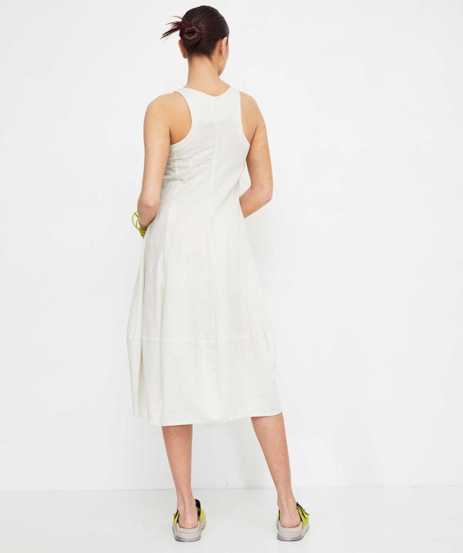 Lurdes Bergada Striped Midi Dress