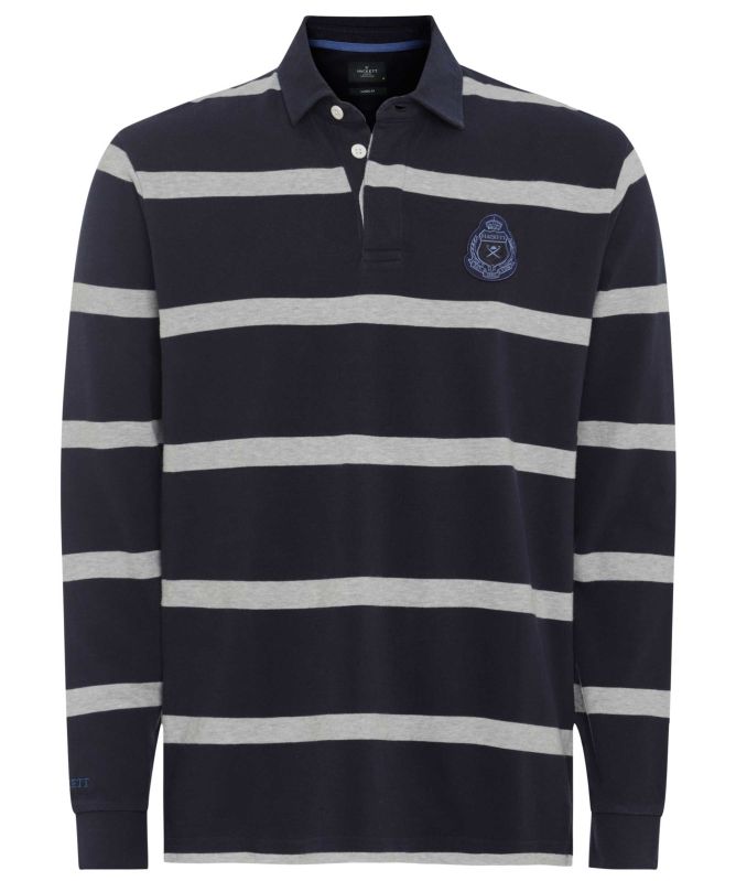 Hackett Heritage Striped Rugby Shirt