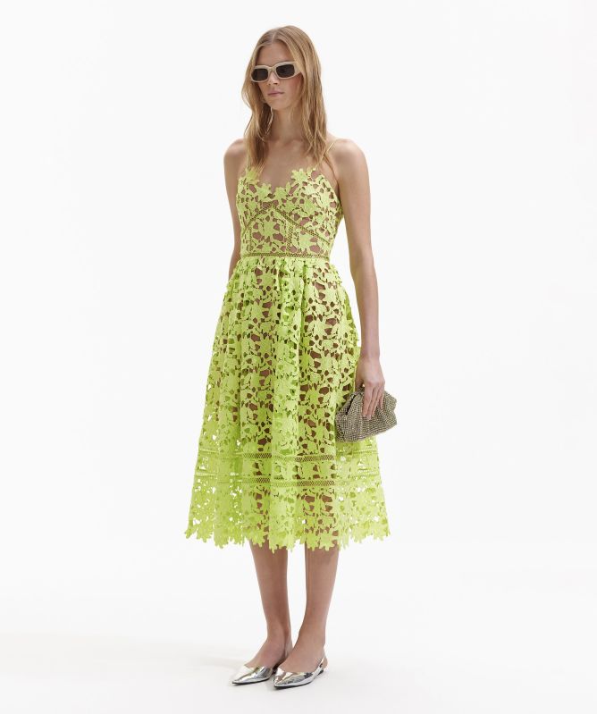 Self-Portrait Azaelea Lace Midi Dress