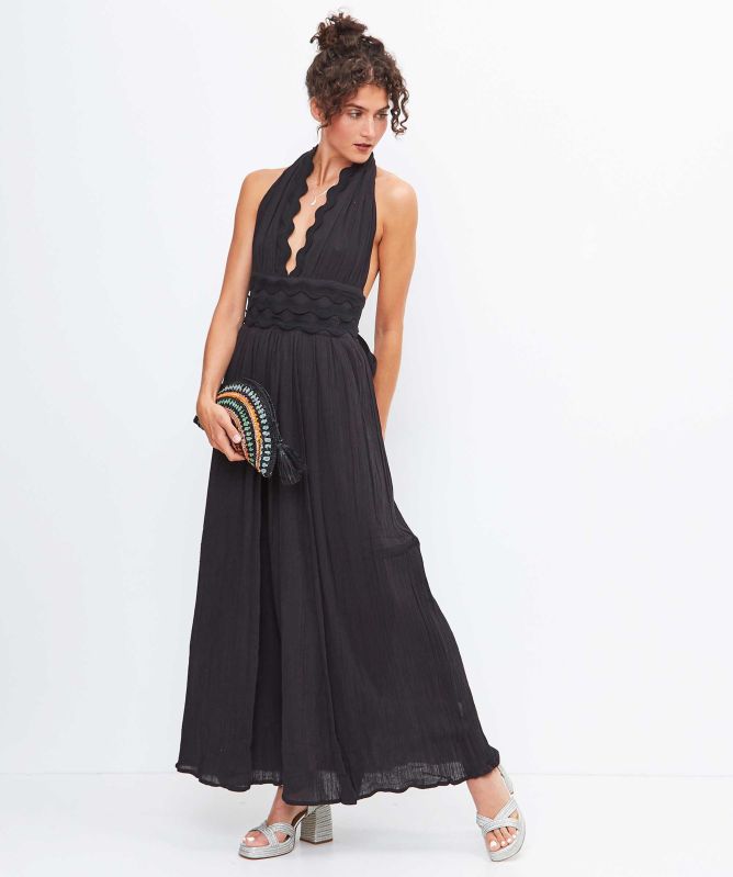 Kallisto’s Nymphs Long Halter Neck Dress