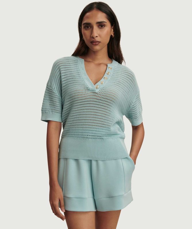 Varley Callie Knit Top