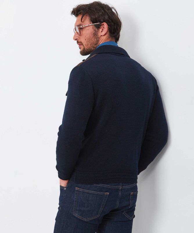 Jack Leathers Timesquare Suede Knit Jacket