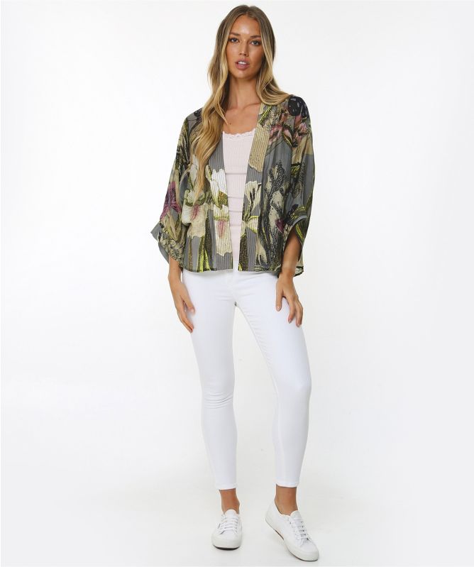 One Hundred Stars Kew Iris Kimono