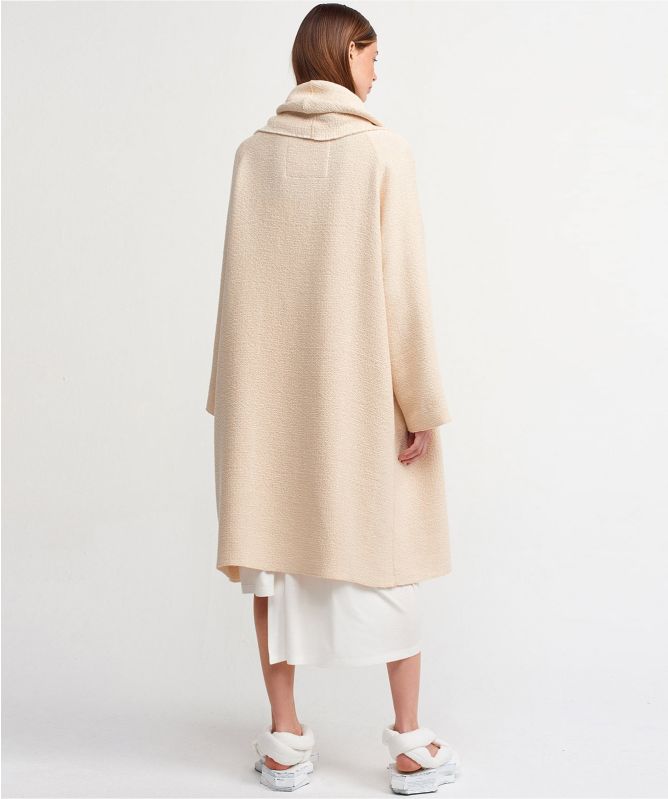 NU London Cotton Textured Coat