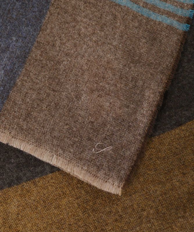 Stenstroms Wool Check Scarf