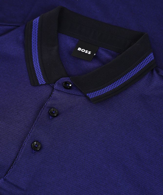BOSS Long Sleeve Pleins 23 Polo Shirt