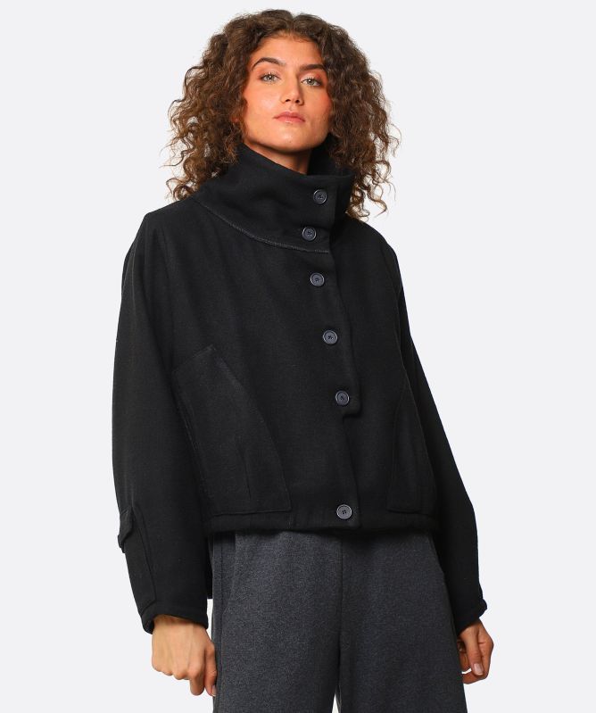 Lurdes Bergada Wool Mix Bomber Jacket