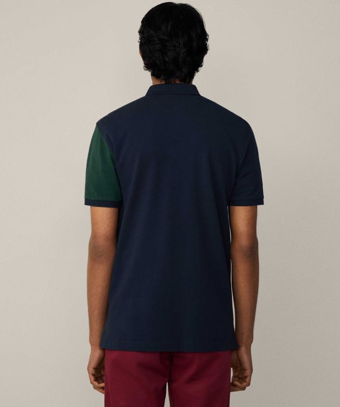 Hackett Heritage Colour Block Polo Shirt