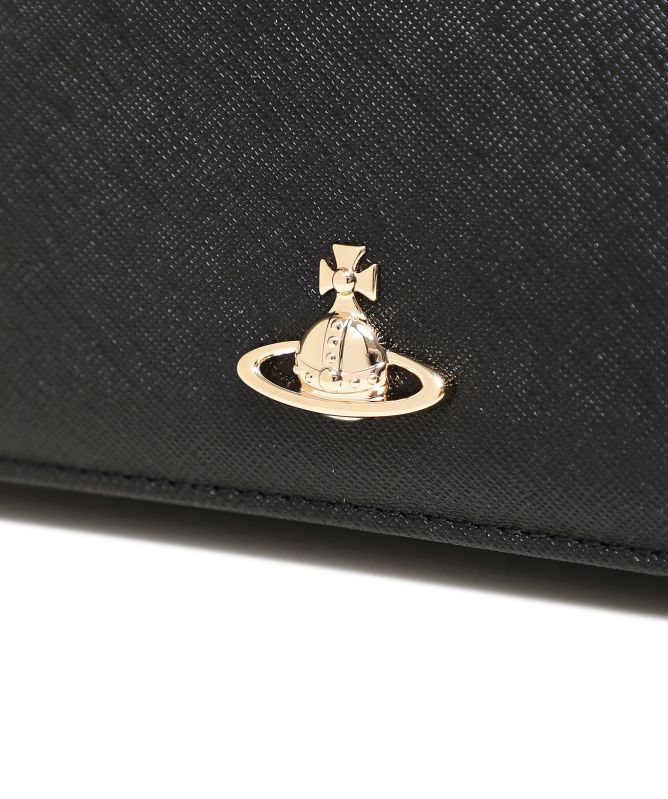 Vivienne Westwood Saffiano Credit Card Wallet