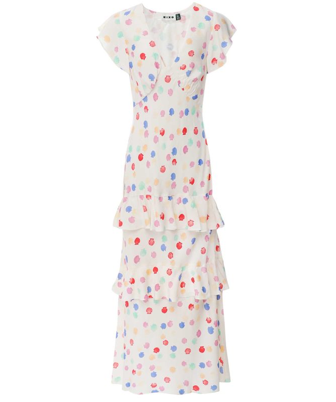 RIXO Meena Midi Dress