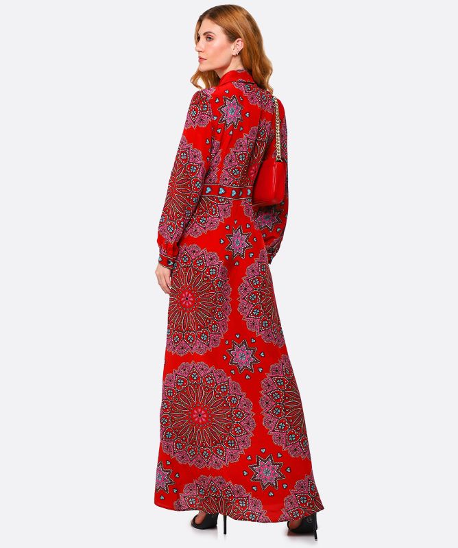 Hayley Menzies Dalton Silk Maxi Shirt Dress