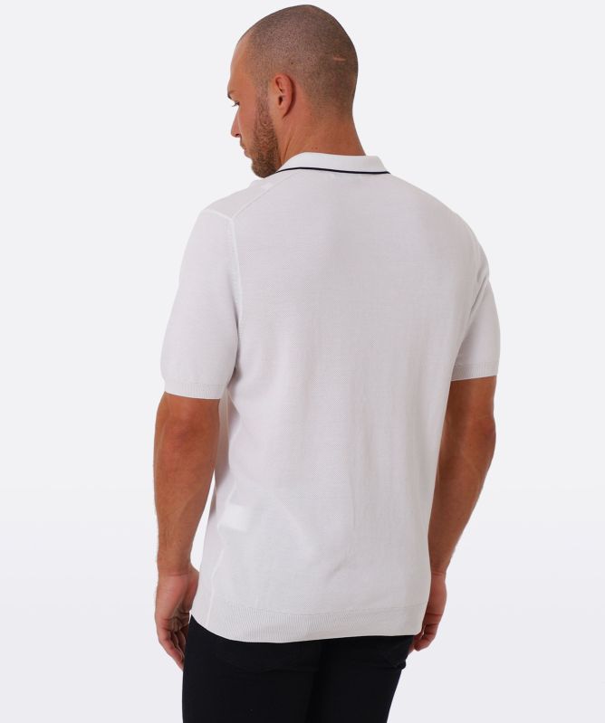 Gran Sasso Knitted Plain Polo Shirt