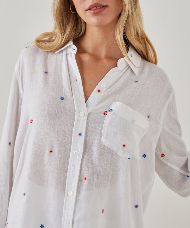 Rails Charli Daisy Embroidered Shirt