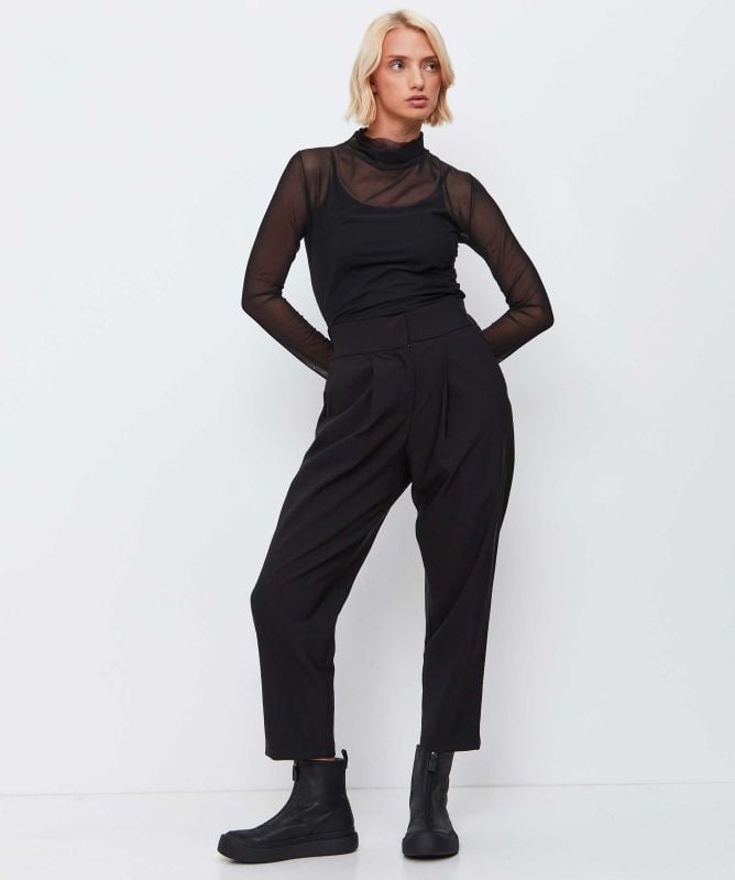 Bize Tapered Leg Trousers