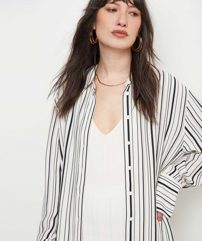 JOSEPH Silk Bold Blouse