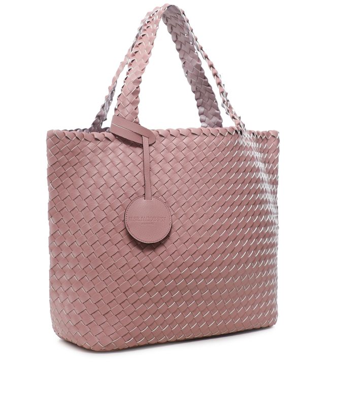 Ilse Jacobsen Reversible Braided Tote Bag
