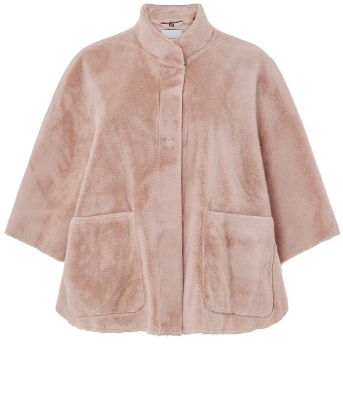 Rino and Pelle Dewi Faux Fur Cape