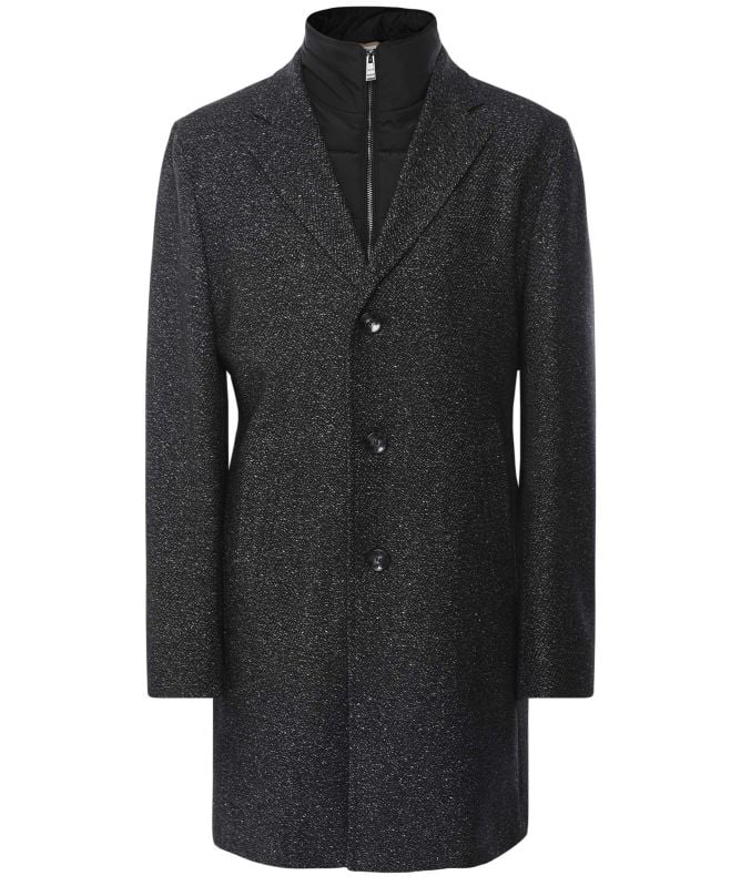 BOSS Tweed H-Hyde-Bib-234 Coat