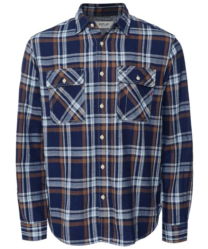 Replay Regular Fit Check Shirt