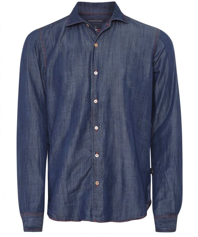 HandPicked Offida Denim Shirt