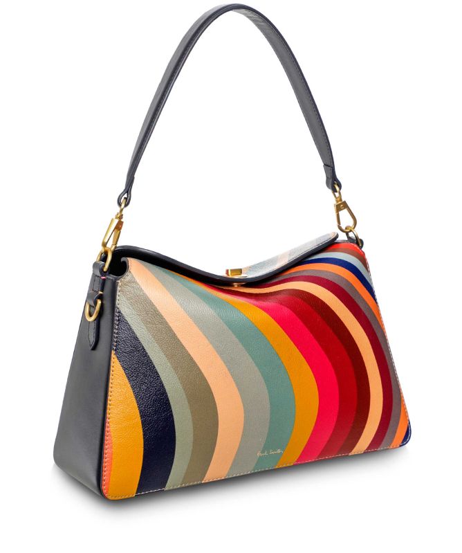 Paul Smith Swirl Leather Shoulder Bag
