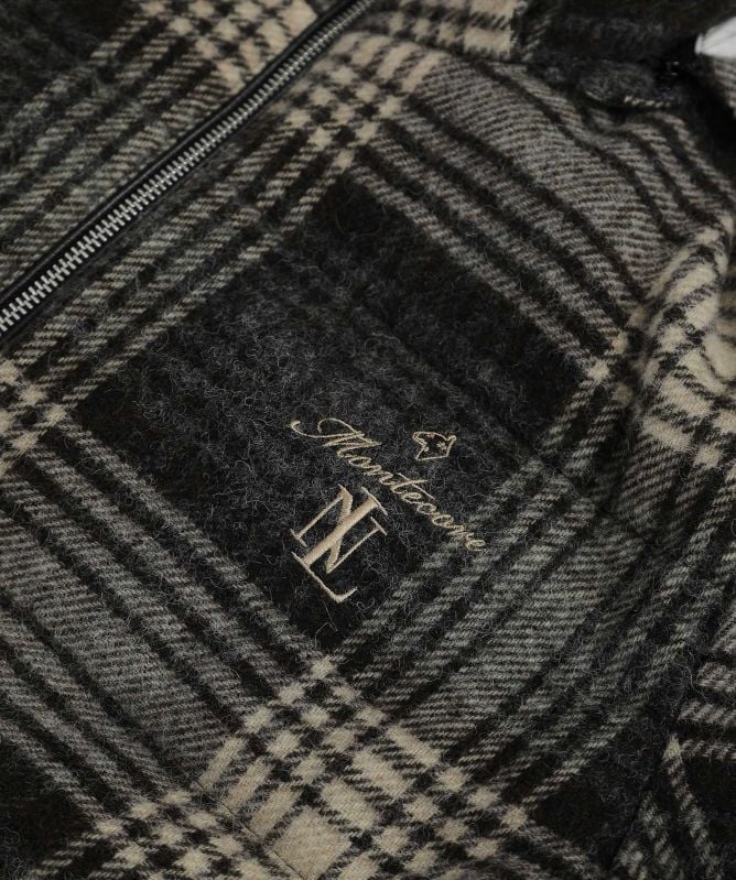 Montecore Wool Plaid Down Jacket