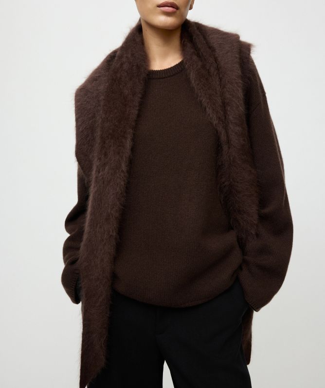 Soft Goat Relaxed Fit Crewneck Sweater