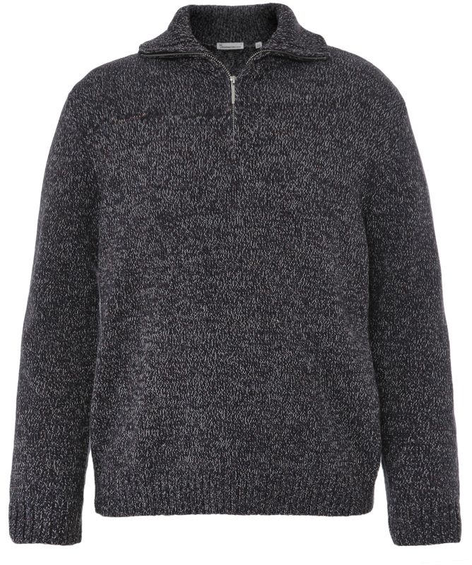 Knowledge Cotton Quarter Zipper Sweater