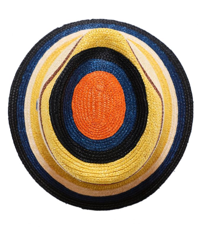 Stetson Striped Wheat Straw Trilby