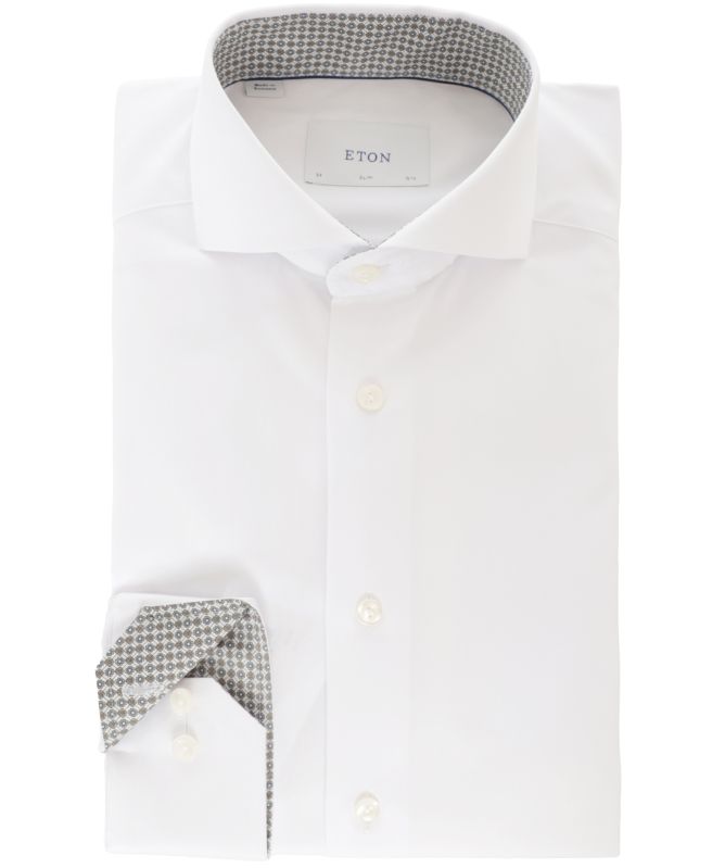 Eton Geometric Signature Twill Slim Fit Shirt