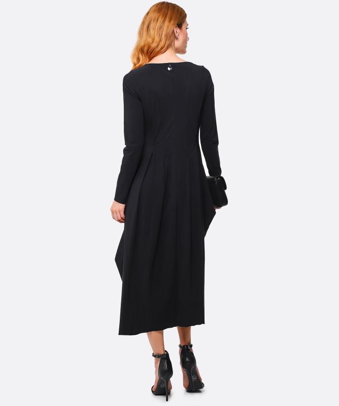 High Reminder Long Sleeve Tech Midi Dress