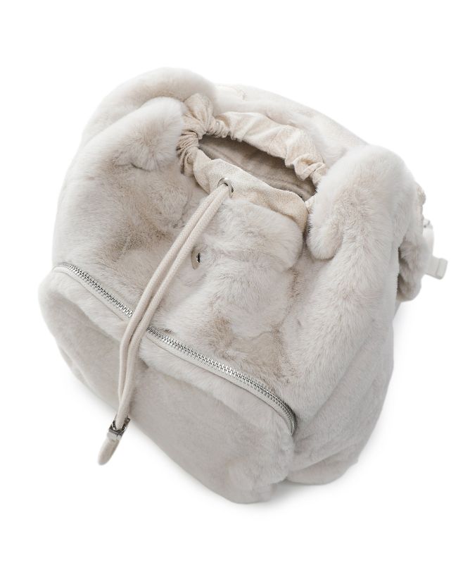 Rino and Pelle Jesse Faux Fur Backpack
