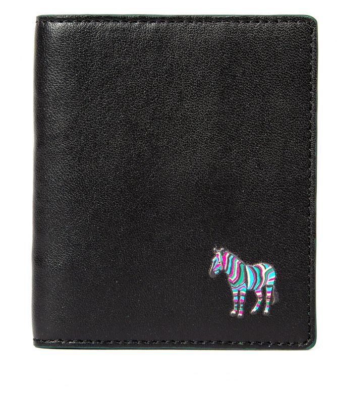 Paul Smith Leather Zebra Folded Card Holder