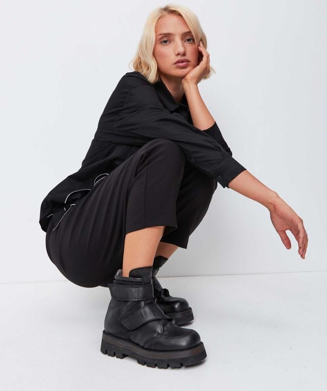 Lofina Twist Strap Boots