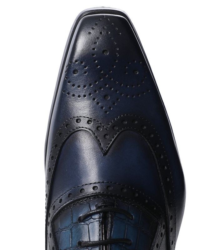 Jules B Leather Wing-Tip Oxford Brogues