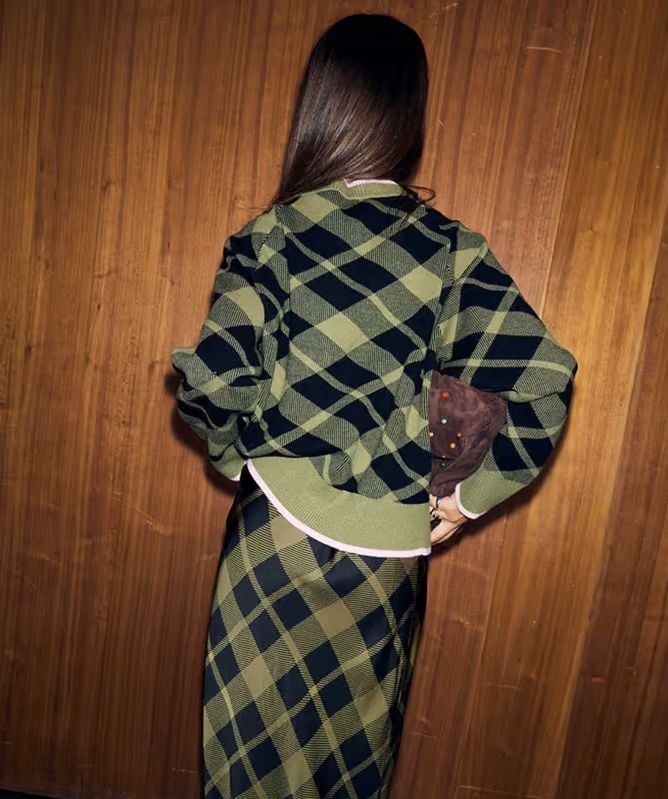 Never Fully Dressed Tartan Cheryl Cardigan