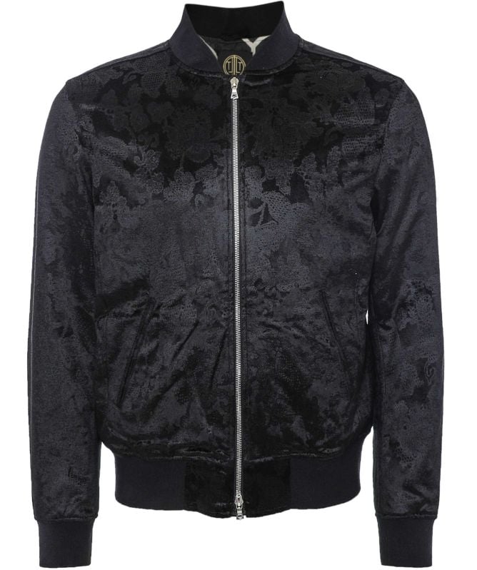 Limitato Emblem Velvet Bomber Jacket