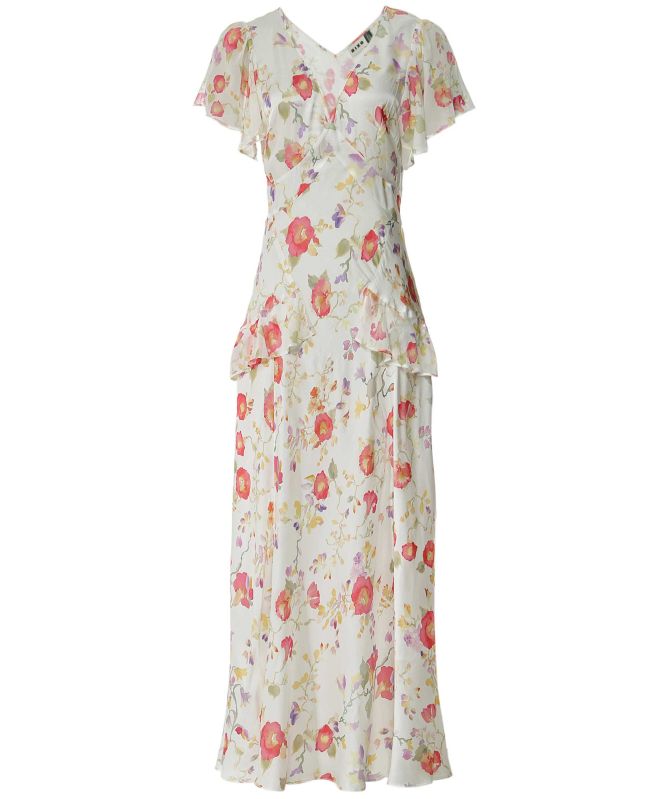 rixo evie midi dress Rixo Evie Midi Ress | Brown
