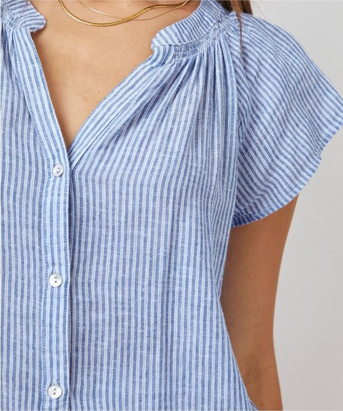 Rails Linen Striped Alena Shirt