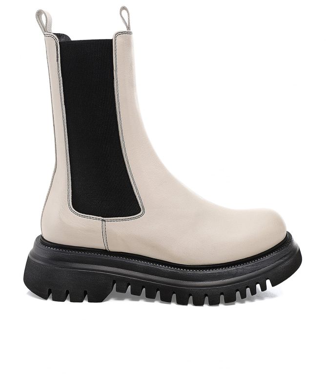 Lofina High Leather Chelsea Boots