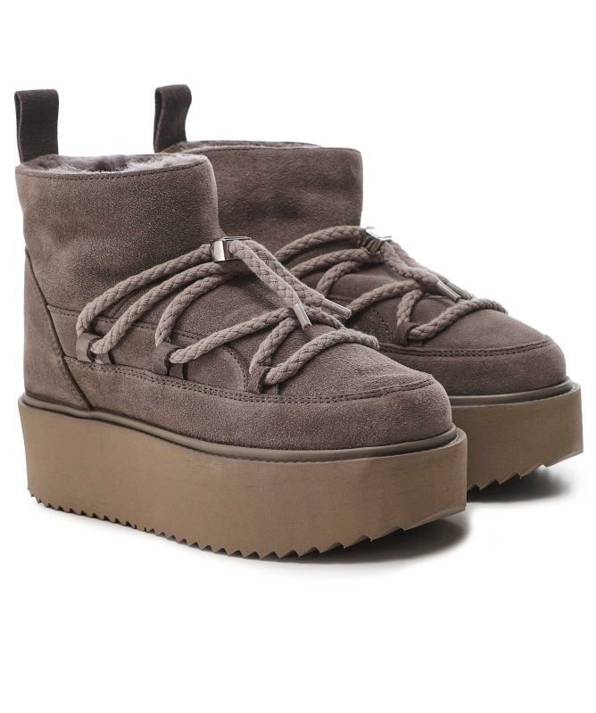 INUIKII Classic Low Platform Boots