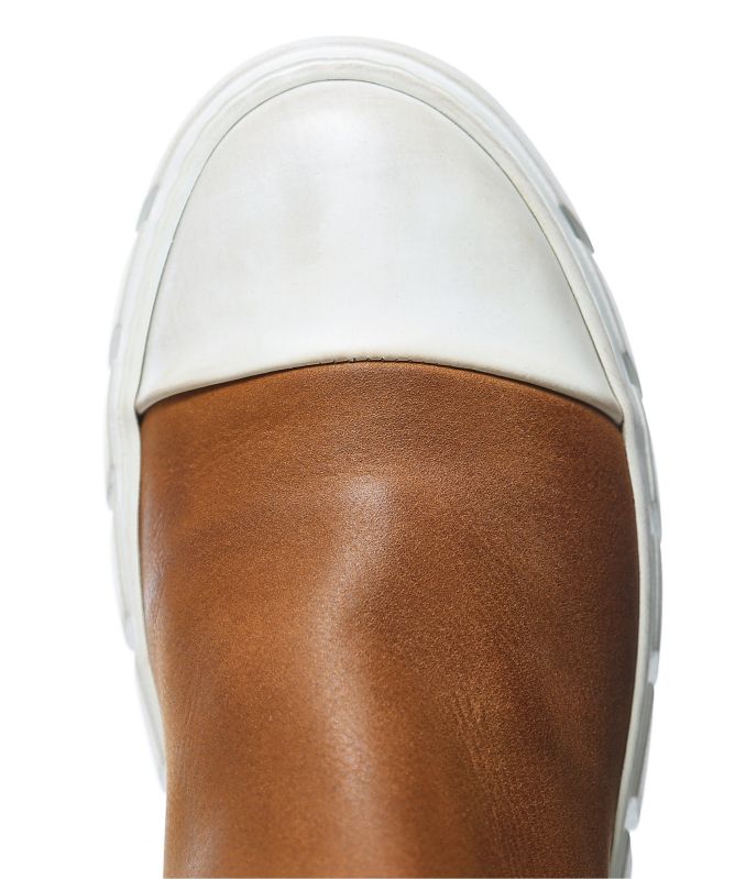 Lofina Leather Zip Boots