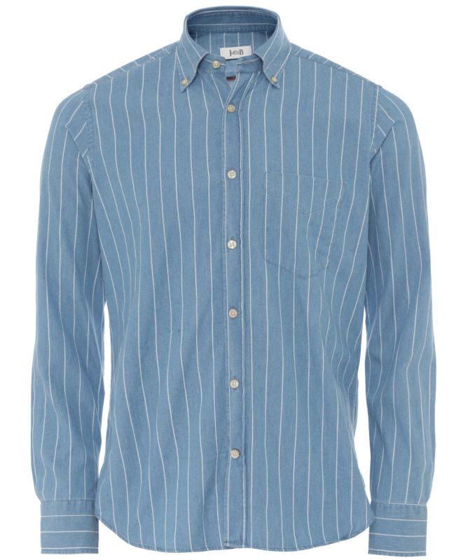 Jules B Striped Button-Down Shirt