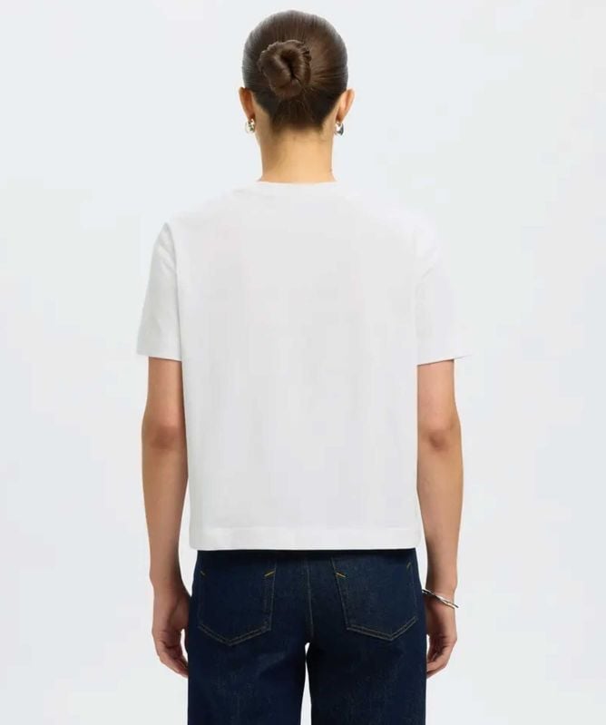 Selected Boxy Short-Sleeve T-Shirt